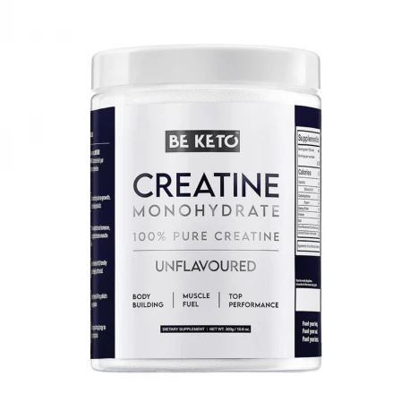 Monohydrat Kreatyny 100% - Bezsmakowy 300 g BeKeto
