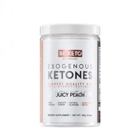 KETONY EGZOGENNE w Proszku - Soczysta Brzoskwinia 150 g BeKeto