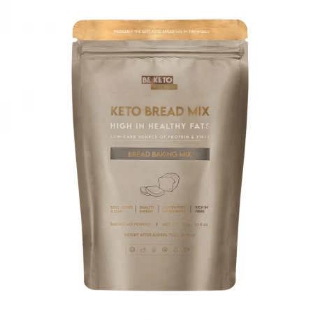Mieszanka do Wypieków Keto Pieczywa KETO BREAD MIX Bezglutenowe 300 g BeKeto
