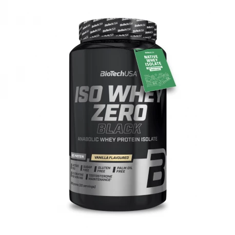 Odżywka Białkowa z Kreatyną i Aminokwasami ISO WHEY ZERO BLACK Izolat - Wanilia 908 g BioTechUSA