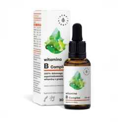 Witaminy B Complex Krople 30 ml w Płynie Aura Herbals