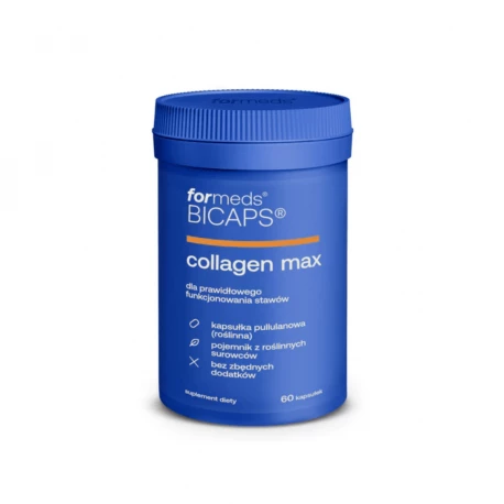 BICAPS Collagen Max Kolagen typ. II Witamina C + D3 + K2 (60 kaps) ForMeds