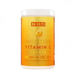 Witamina C 100% Czysty Kwas L-askorbinowy w Proszku 200 g BeKeto