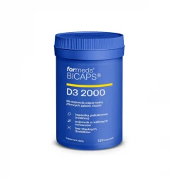 BICAPS Witamina D3 2000 IU Cholekalcyferol (120 kaps) ForMeds