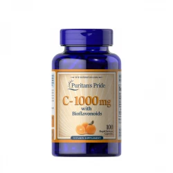 Witamina C-1000 Bioflawonoidy + Dzika Róża (100 tab) Puritan's Pride