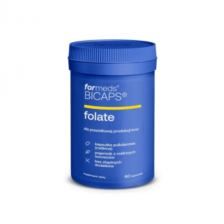 BICAPS Folate Folian Kwas Foliowy 500 mcg (60 kaps) ForMeds