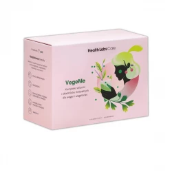 VegeMe (60 kaps) Zestaw Witamin i Minerałów Dla Vegan Dzień + Noc Health Labs Care