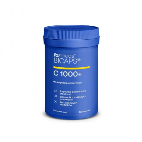 BICAPS C 1000+ PLUS (60 kaps) Witamina C + Bioflawonoidy Cytrusowe ForMeds