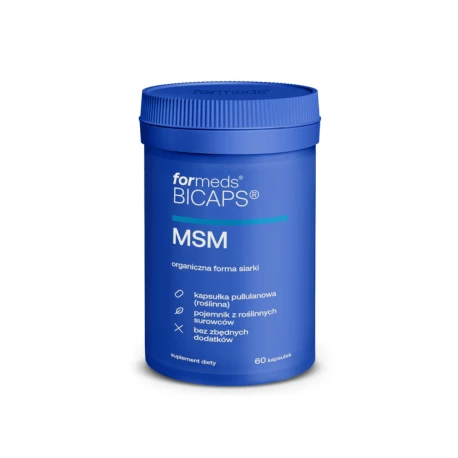 BICAPS MSM Siarka Organiczna Metylosulfonylometan 700 mg (60 kaps) ForMeds 