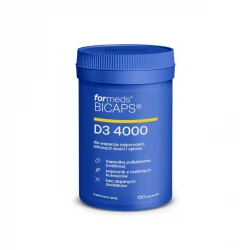 BICAPS Witamina D3 4000 IU Cholekalcyferol z Lanoliny (120 kaps) ForMeds