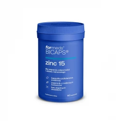 BICAPS ZINC 15 Cytrynian Cynku (60 kaps) ForMeds