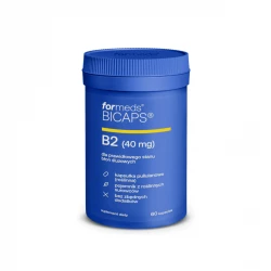 BICAPS Witamina B2 Ryboflawina 40 mg + Inulina (60 kaps) ForMeds
