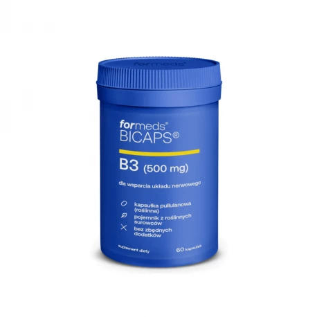 BICAPS Witamina B3 Niacyna 500 mg (60 kaps) ForMeds 