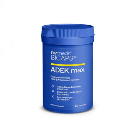 BICAPS ADEK MAX Zestaw Naturalnych Witamin (60 kaps) ForMeds