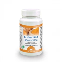 Kurkumina Liposomalna Wsparcie Pracy Mózgu (60 kaps) Dr. Jacob's
