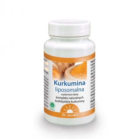 Kurkumina Liposomalna Wsparcie Pracy Mózgu (60 kaps) Dr. Jacob's