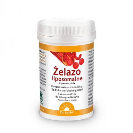 Żelazo Liposomalne Proszek 50 g Dr. Jacob's