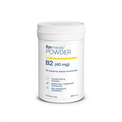 Witamina B2 POWDER Ryboflawina 40 mg + Inulina Proszek 39,6 g ForMeds