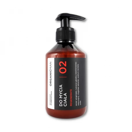 Organic Man Balsam Myjący do Ciała REGENERATE 250 g dla Mężczyzn Organic Life