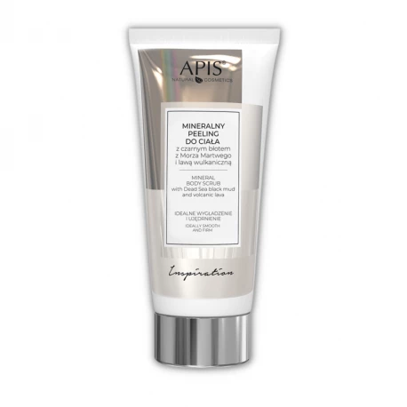 Mineralny Peeling Do Ciała z czarnym błotem z Morza Martwego i lawą wulkaniczną 200 g Apis