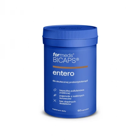 BICAPS ENTERO 250 mg Drożdży Saccharomyces boulardii DBVPG (60 kaps) ForMeds