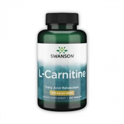 L-Karnityna 500 mg Odchudzanie Aminokwasy (100 tab) L-Carnitine Swanson