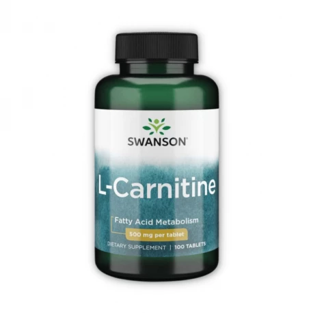 L-Karnityna 500 mg Odchudzanie Aminokwasy (100 tab) L-Carnitine Swanson