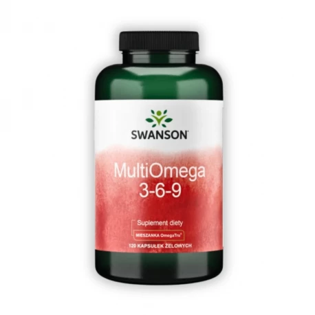 MultiOmega 3-6-9 Kwasy EPA DHA (120 kaps) Swanson