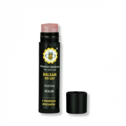 Balsam do Ust Malwa z Woskiem Pszczelim 5,5 ml Miodowa Mydlarnia