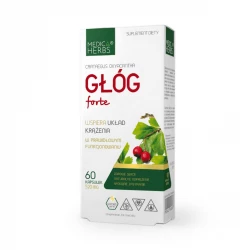 Głóg Forte 520 mg Krążenie i Zdrowe Serce (60 kaps) Medica Herbs