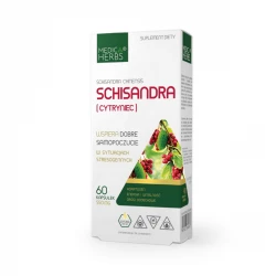 Schisandra (Cytryniec Chiński) na Uspokojenie 550 mg (60 kaps) Medica Herbs