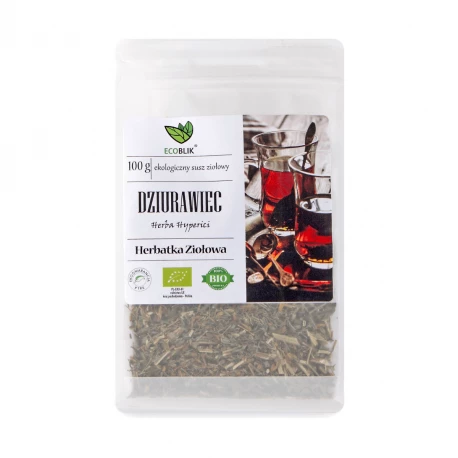 Dziurawiec Liść EKO 100 g Herbatka Ziołowa EcoBlik