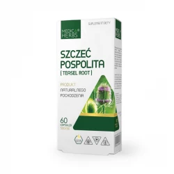 Szczeć Pospolita (Teasel Root) 500 mg Wyciąg z Korzenia (60 kaps) Medica Herbs