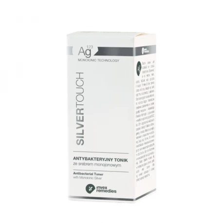 Antybakteryjny Tonik SILVER TOUCH Ag123 100 ml ze Srebrem Monojonowym Invex Remedies