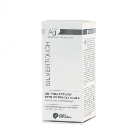 Antybakteryjny Płyn do Twarzy i Ciała SILVER TOUCH Ag124 100 ml ze Srebrem Monojonowym Invex Remedies