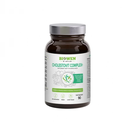 Cholestovit Complex+ Bergamota Karczoch Reishi Chrom Cholesterol (90 kaps) Biowen