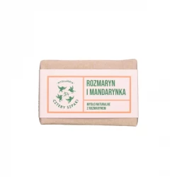 Mydło w Kostce Rozmaryn i Mandarynka Naturalne 110 g Mydlarnia Cztery Szpaki
