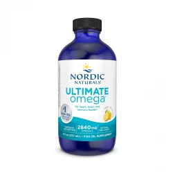 Kwasy Omega 3 DHA EPA Ultimate Omega 2840 mg Smak Cytrynowy 237 ml Nordic Naturals