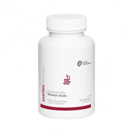 Maślan Sodu Kwas Masłowy 600 mg (90 kaps) Invex Remedies
