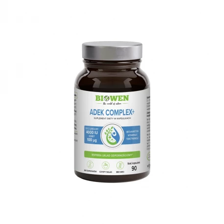 ADEK Complex+ D3 4000 IU K2MK7 100 μg (90 kaps) Biowen