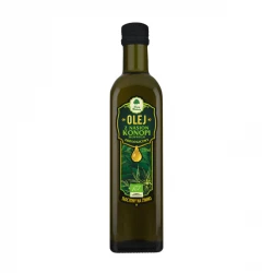 Olej z Nasion Konopi Ekologiczny Tłoczony na Zimno 250 ml Dary Natury