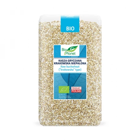 Kasza Gryczana Krakowska Niepalona BIO Ekologiczna 1 kg Bio Planet