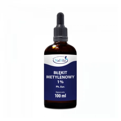 Błękit Metylenowy 1% Czystość Farmaceutyczna Ph.Eur. 100 ml NatVita