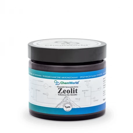 Zeolit Klinoptylolit Nanocząsteczkowy Minerały Wulkaniczne Czysty Naturalny Aktywny 125 g ChemWorld