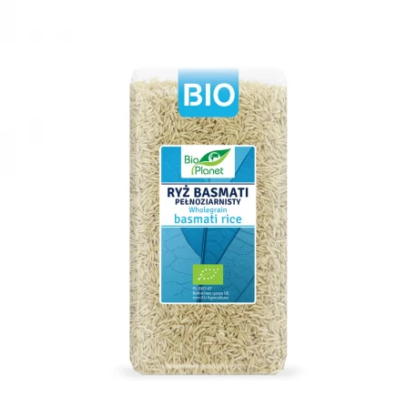 Ryż Basmati Pełnoziarnisty BIO Ekologiczny Bezglutenowy 500 g Bio Planet