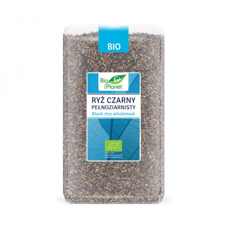 Ryż Czarny Pełnoziarnisty BIO Ekologiczny Bezglutenowy 1 kg Bio Planet
