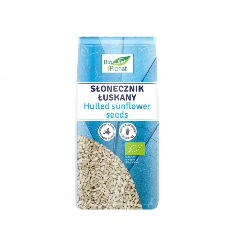 Słonecznik Łuskany Ziarno BIO Ekologiczny Bezglutenowy 350 g Bio Planet