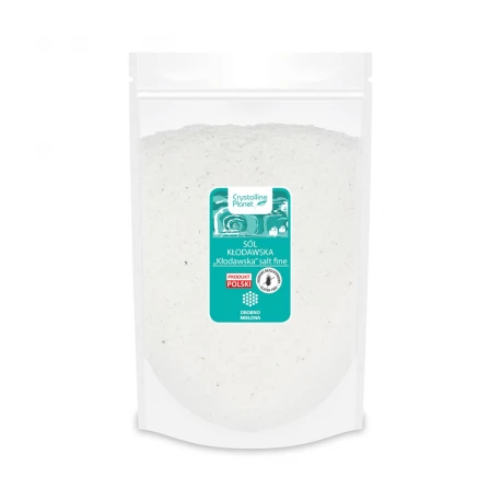 Sól Kłodawska DrobnO Mielona Naturalna 1 kg Crystalline Planet