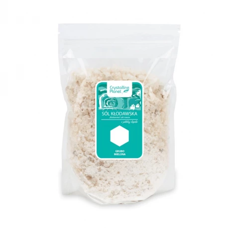 Sól Kłodawska Grubo Mielona Naturalna 1000 g Crystalline Planet