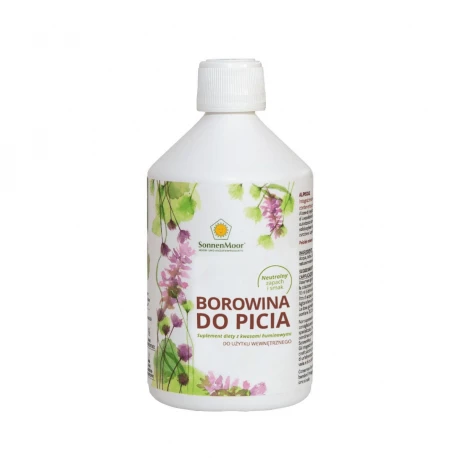 Borowina do Picia Kwasy Huminowe Płyn 500 ml ZeolitActive